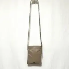 ♥️本日限定♥️BARCOS ショルダーバッグ スマホポシェット グレージュ 本革