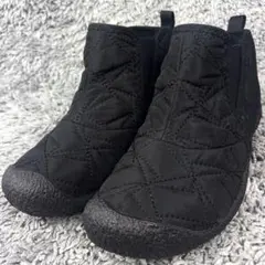 【美品】KEEN キーン ハウザー アンクルブーツ ブラック 黒 24のサムネイル