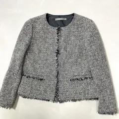 2025年最新】セオリーノーカラージャケット白の人気アイテム - メルカリ