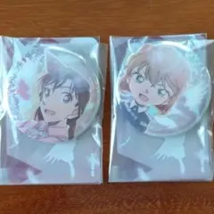 名探偵コナン 彩光キラキラ缶バッジコレクション Vol.3 灰原哀 6点
