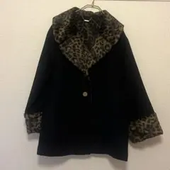 リリーブラウン Lily brown レオパード コート アウター ウール