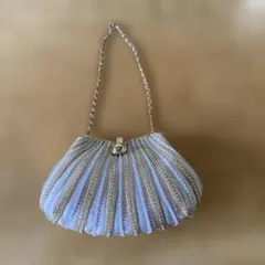 パーティバッグ 　ゴールドストライプ