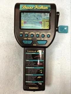 3F 【ジャンク】RADICA バスマスターズ 携帯ゲーム 昭和レトロ 釣り