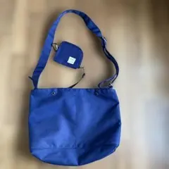 anello ネイビー ショルダーバッグ