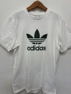 adidas originalsトレフォイル ロゴＴシャツ ホワイト✖グリーン