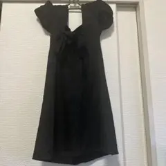GRL パフスリーブ ミニワンピース ブラック Sのサムネイル