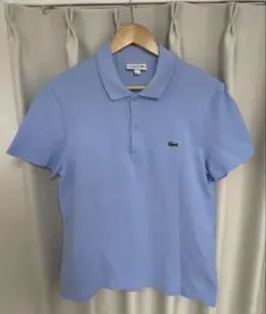 LACOSTE/ラコステ 90s スペイン製 ポロシャツ【XL】サックスブルー 