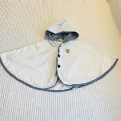 【即購入OK】ミキハウス HOT BISCUITS フード付きポンチョ