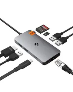 Spigen USB-Cハブ 8-in-1 4K60Hz 100WPDのサムネイル
