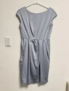 URBAN RESEARCH ROSSO ウエストギャザー ワンピース ブルー