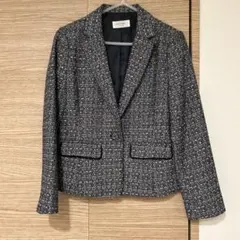 オペーク　ツイードジャケット　ブラック　ラメ　M 卒業式　入学式