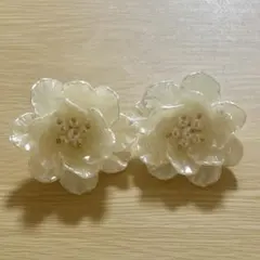 花嫁　ピアス　結婚式　アクセサリー　花　ブライダル