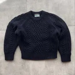 Freak's Store ネイビー ケーブルニット