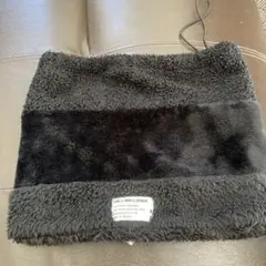 フリース ネックウォーマー ブラック　男女共用