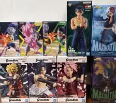 人気プライズ　フィギュア　ナルト　ヒロアカ　HUNTER×HUNTER セット