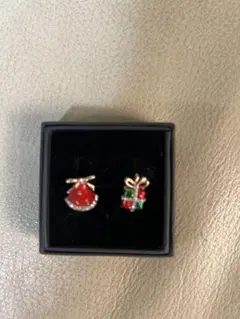 クリスマスキュートピアス