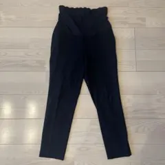スマートアンクルマタニティパンツ　ネイビー　S