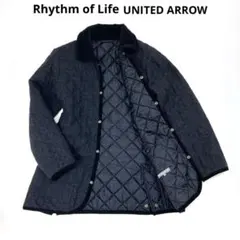 ユナイテッドアローズ ウール キルティング ジャケット コーデュロイ 濃グレー