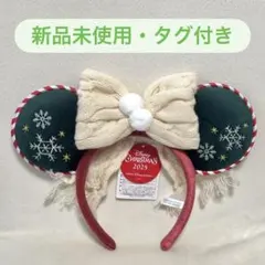 東京ディズニーリゾート　クリスマス　カチューシャ　ミニー