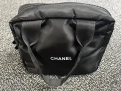 CHANEL ブラック ナイロン トートバッグ