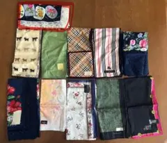 BURBERRY他 ハンカチ11種まとめ売り