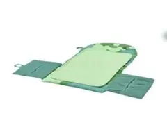 新品未使用 [IKEA ]GRONFINK おむつ替えマット 花柄 緑色のサムネイル