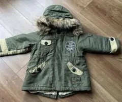 【値下げ】branshes アウター　ダウン　ファー　カーキ　90 冬用
