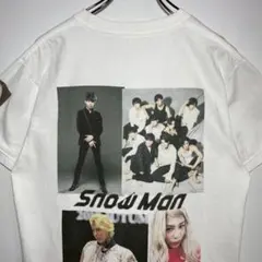 Man　スノーマン　Tシャツ　サイズM　ラウール　入手困難　激レア　古着 新品未開封】Snow Man ポップアップTシャツ XL - メルカリ