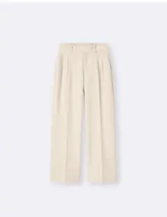 GU タックワイドパンツ　股下69㎝