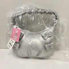 【新品未使用】GU エスターバニー ポーチ バッグ シルバー