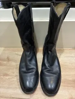 Justin us9 27cm ウエスタンブーツ　ローパーブーツ　ジャスティンのサムネイル