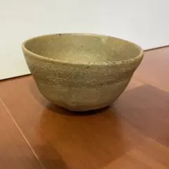 茶道具 茶碗 緑がかった茶色
