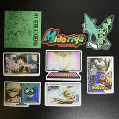 僕のヒーローアカデミア 一番くじ ステッカーセット【緑谷出久 他】②