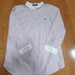 23日まで出品BURBERRY BLUE LABEL ストライプシャツ