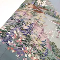 色留袖 正絹 友禅 作家物 一つ紋 上品なデザイン 着物T-9019
