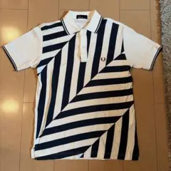 FRED PERRY ポロシャツ ストライプ柄 sサイズ 希少