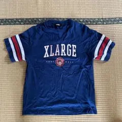 XLARGE フットボールスタイル Tシャツ Lサイズ ネイビー
