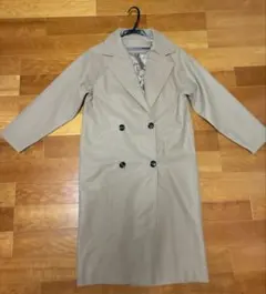 LIAN メルトンダブルロングチェスターコート モカベージュ未使用品