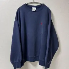 【USA製】ディズニー　ワンポイント刺繍　スウェット