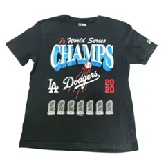NEW ERA LAプリントTシャツ　MBL ストリート　古着　8bのサムネイル