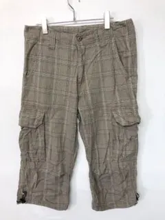 kissmark サーフ スケート古着 グレンチェック カーゴ ショートパンツのサムネイル