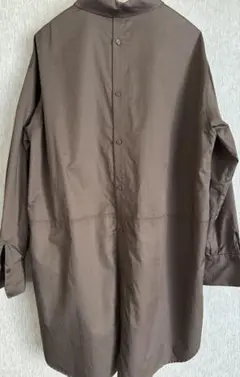 OPAQUE.CLIP バックボタンシャツ ブラウン 長袖 40/L ゆったり