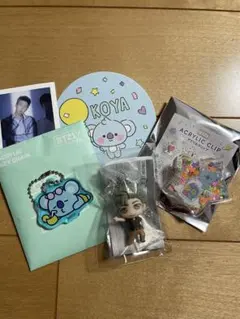 BT21 ブラインドアクリルクリップ　アクリルキーホルダー　KOYA