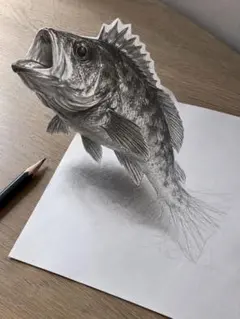 魚 デジタルアート 写真 1枚