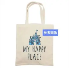 海外 香港 Disney 正規品 MY HAPPY PLACE トートバッグのサムネイル