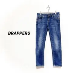 BRAPPERS ブラッパーズ 美脚 ストレッチスキニーデニム ブルー L