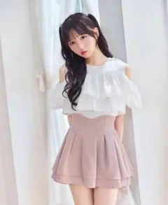 2026年最新】ミシェルマカロン スカート 美脚 くすみピンクの人気