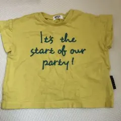 80 ブリーズ イエロー 黄色 Tシャツ ロゴ 男の子 女の子 匿名配送