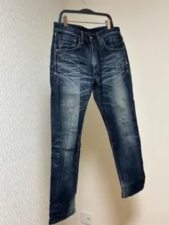 ダークブルー ストレートデニム BLUE WAY JAPAN ヴィンテージ