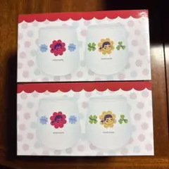 【未使用】キャラ福くじ　ペコちゃんのお菓子シリーズ　B賞ペアグラス　2セット